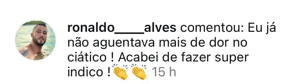 Melhorou dores no ciático